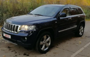 Дефлекторы окон (ветровики) Jeep Grand Cherokee IV (WK2) 2010"EuroStandard" (Джип Гранд Чироки) Кобра Тюнинг